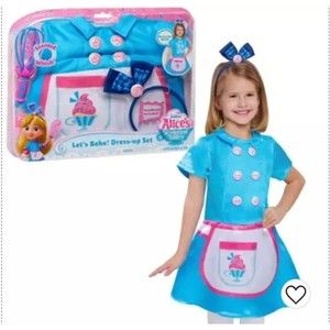 Disney Junior - Alice's Wonderland Bakery Let's Bake! Dress-up Set - Size 4-6X